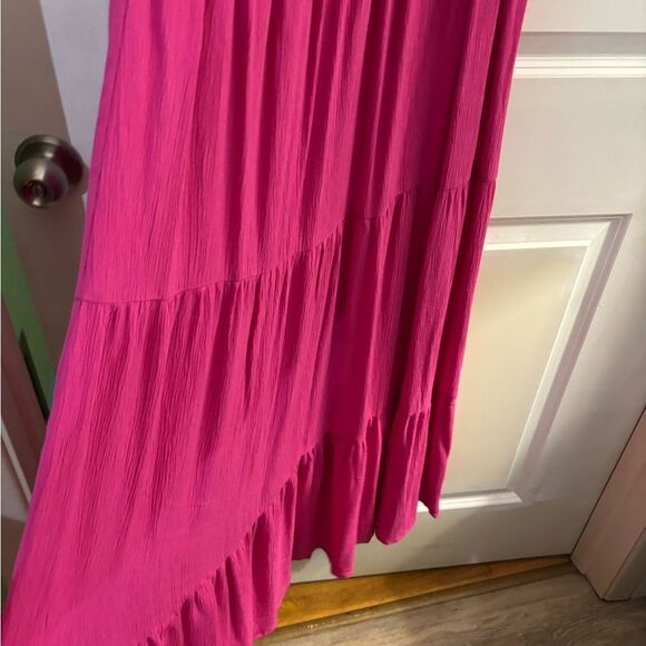 NWT Jessica Simpson Lexie Pink Maxi Dress Sz L - Picture 7 of 10